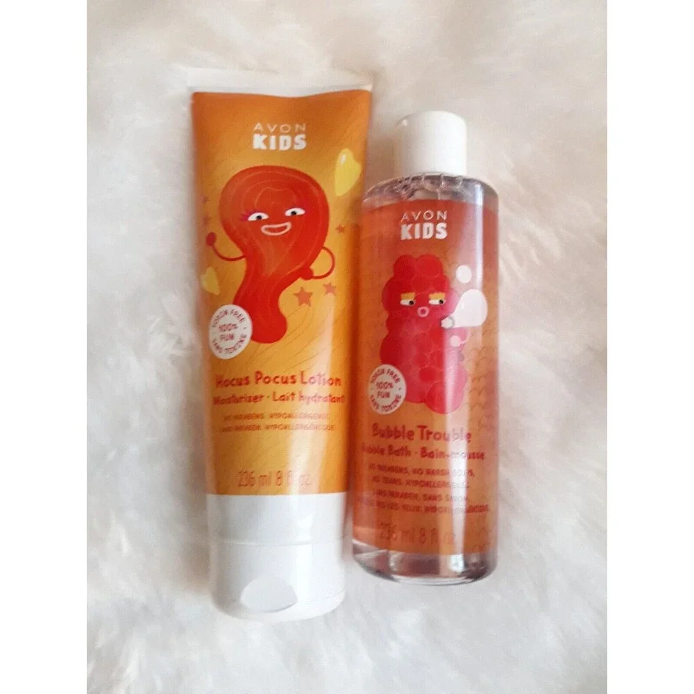 Avon Kids Bubble Trouble Bubble Bath & Hocus Pocus Lotion (Scented) - SEALED!!!